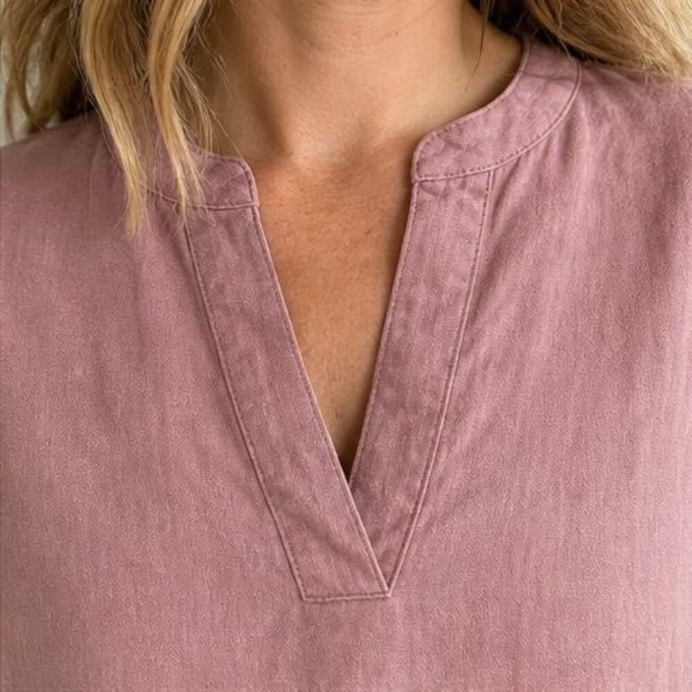 Rust Peplum Top - Picture 4 of 6